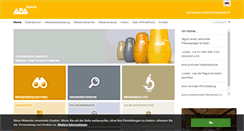 Desktop Screenshot of apa-defacto.at